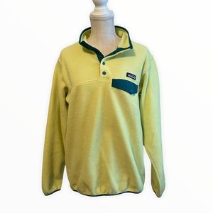 Neon Yellow/Green Patagonia Fleece Pullover
